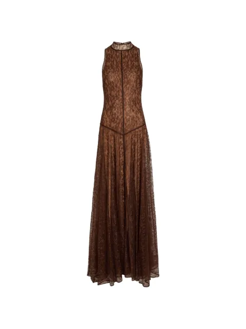 De La Vali halterneck lace gown