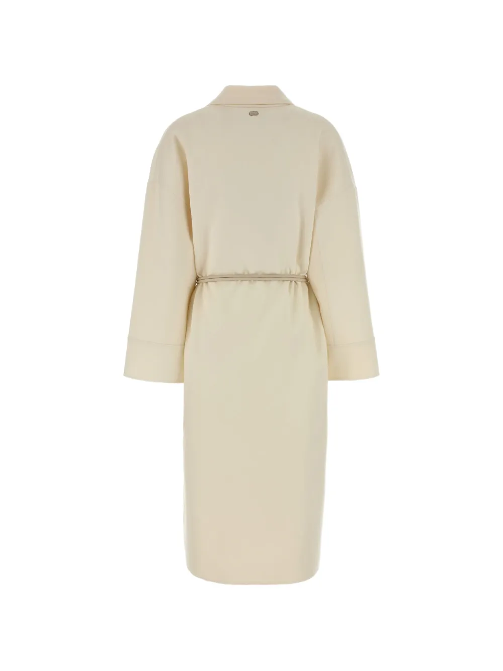  Agnona Double-breasted Belted Coat - Neutrals 