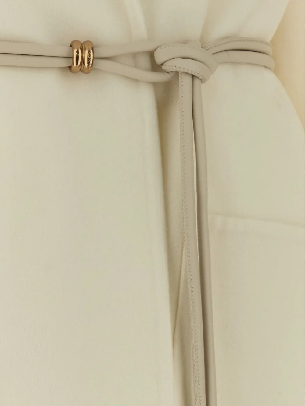  Agnona Double-breasted Belted Coat - Neutrals 