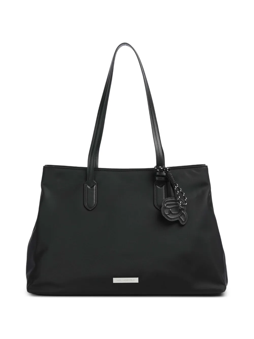 Karl Lagerfeld Ikon logo-detail shoulder bag - Nero