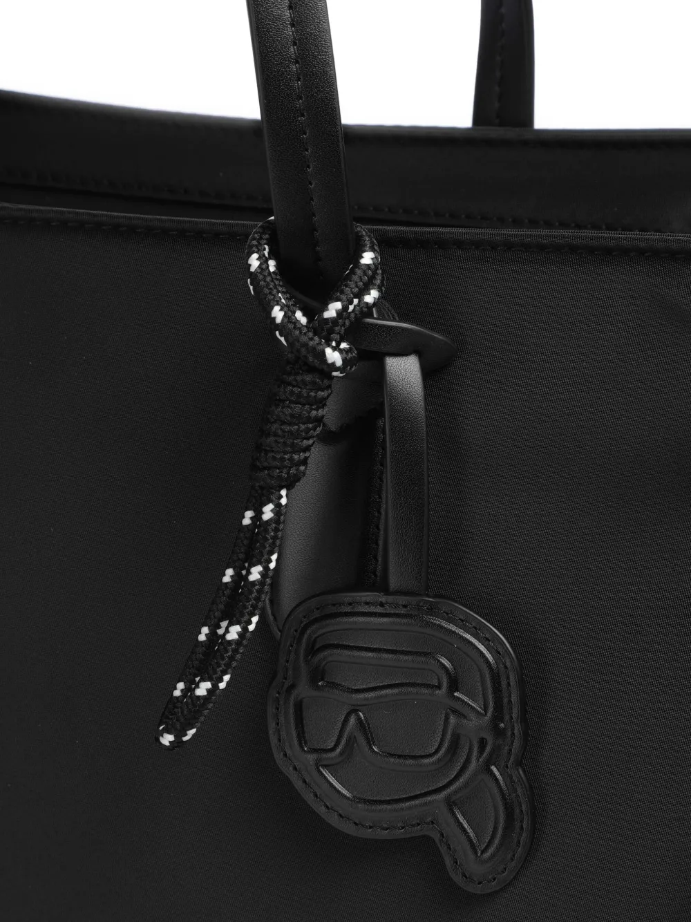 Karl Lagerfeld Ikon schoudertas met logodetail Zwart