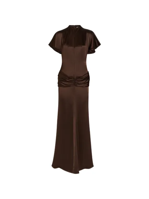De La Vali Myra ruffled maxi dress