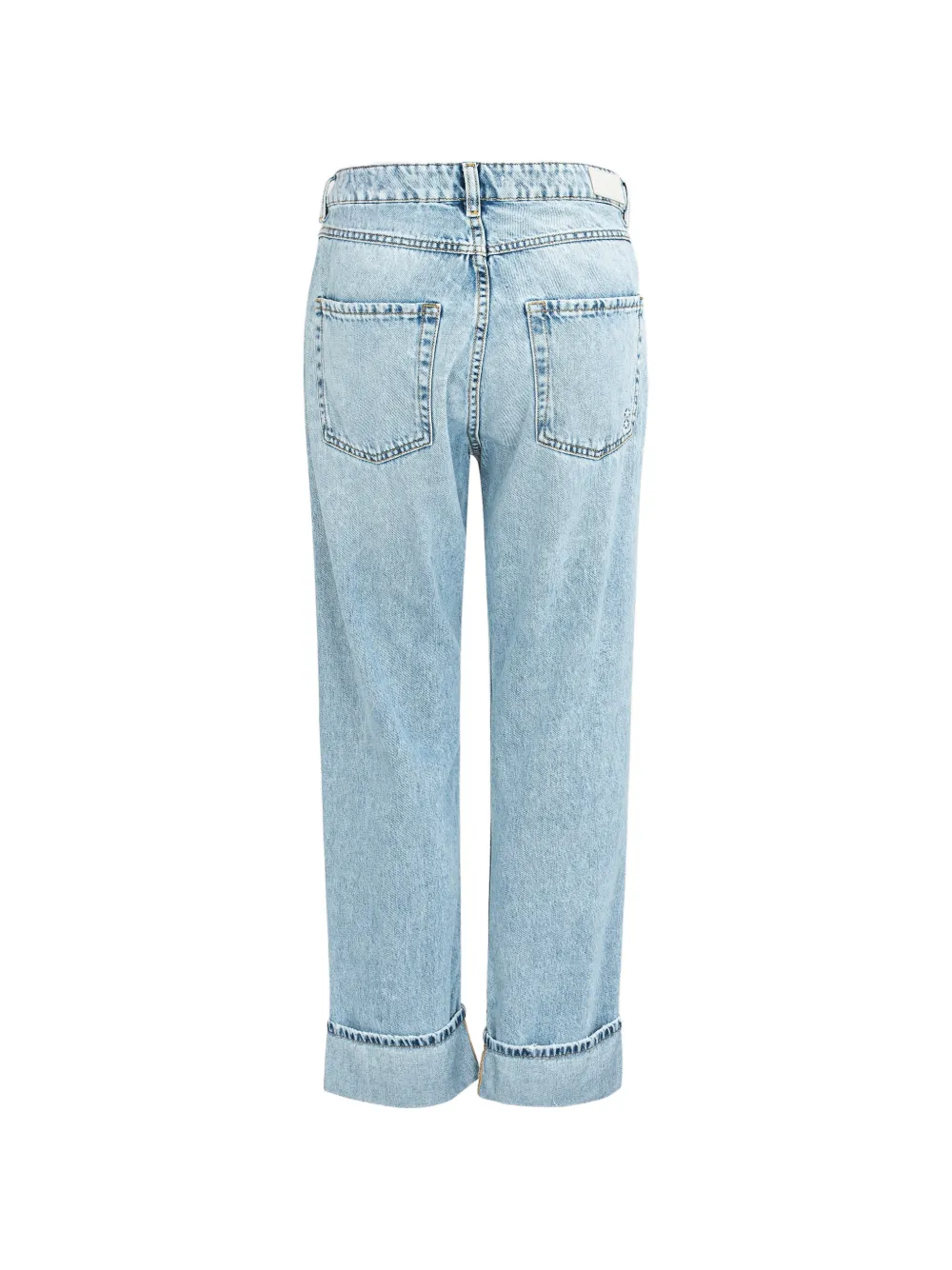 ICON DENIM Tiny jeans met omslag Blauw