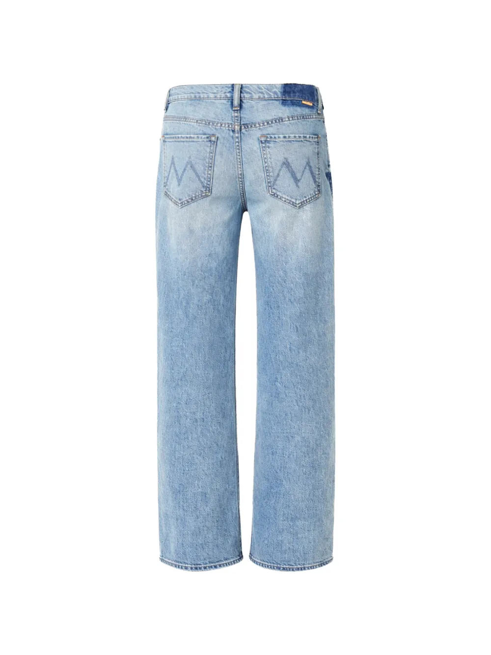 MOTHER Jeans met geborduurde knopen Blauw