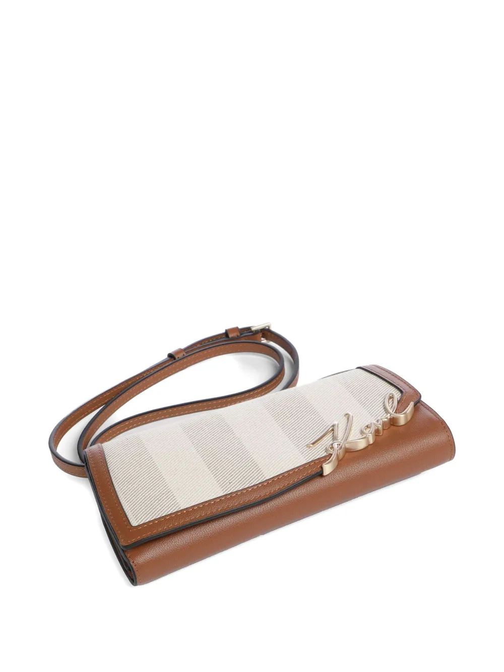 Karl Lagerfeld K Signature schoudertas Bruin