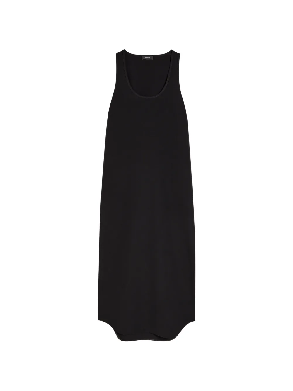 WARDROBE.NYC sleeveless midi dress - Nero