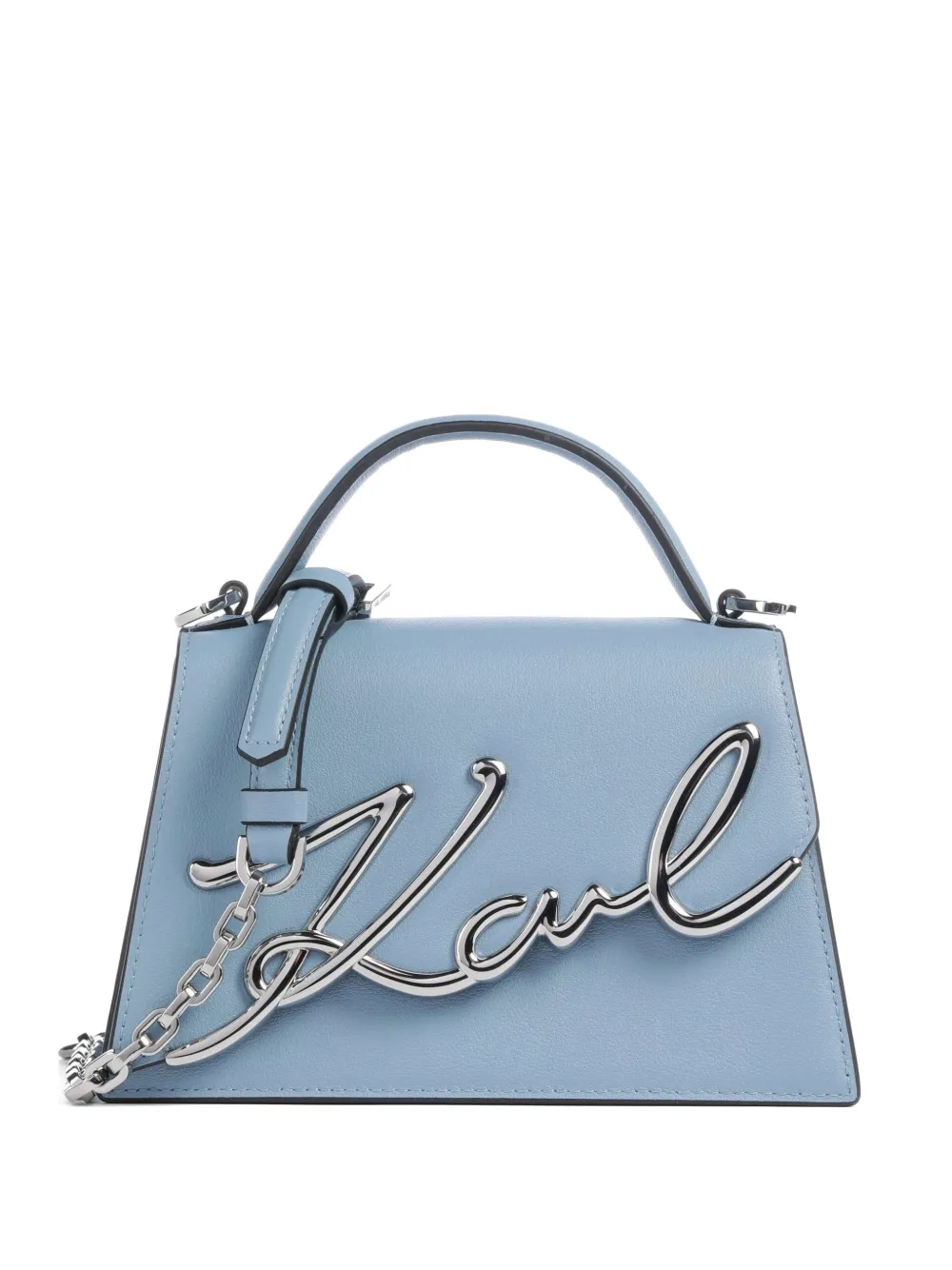 Karl Lagerfeld Borsa tote K/Signature 2.0 - Blu