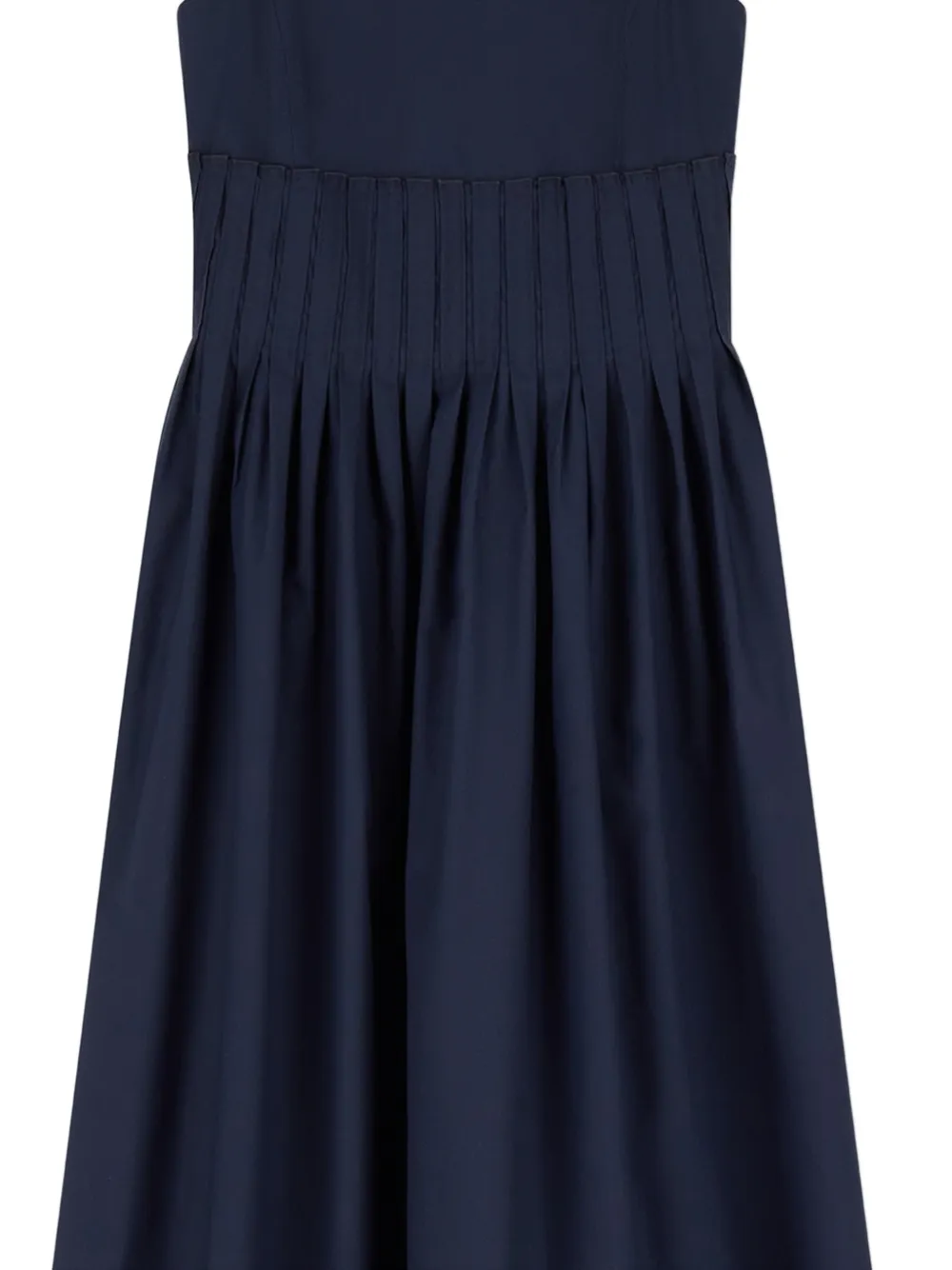 Emporio Armani Geplooide A-lijn maxi-jurk Blauw