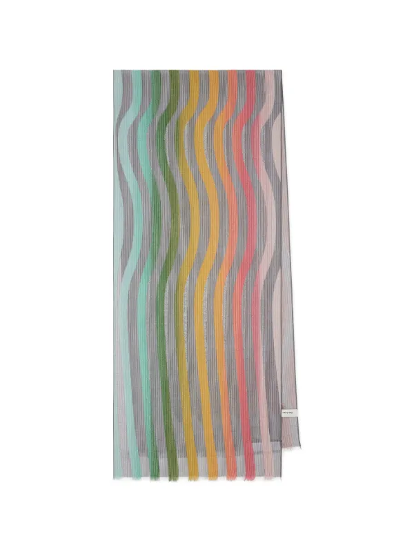 Paul Smith Swirl' Scarf in Grey
