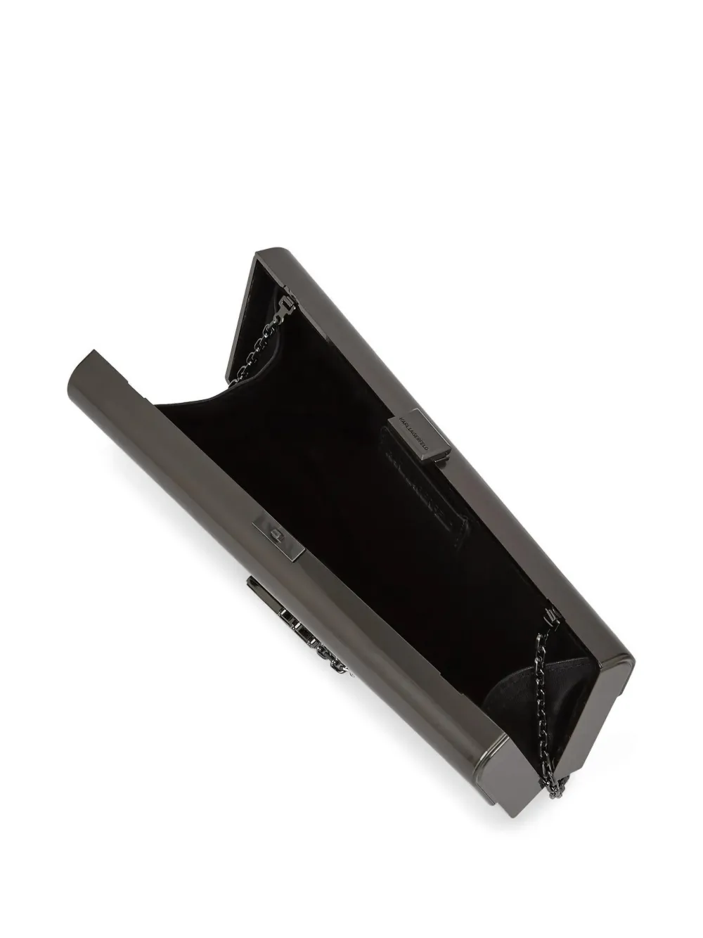 Karl Lagerfeld Kl Studio Autograph Clutch Bag - Grey 