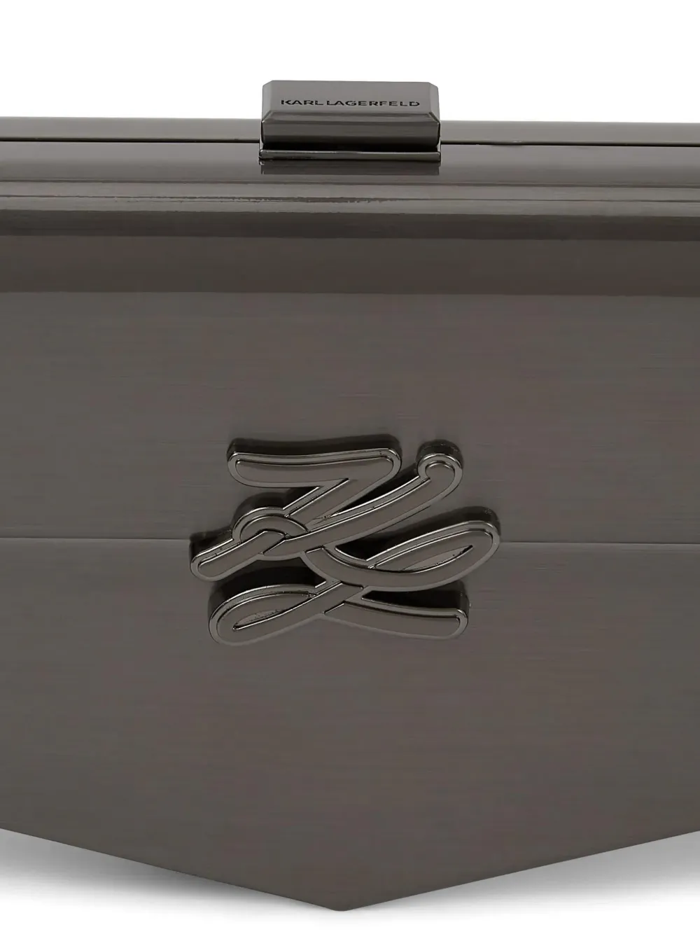 Karl Lagerfeld KL Studio Autograph clutch Grijs