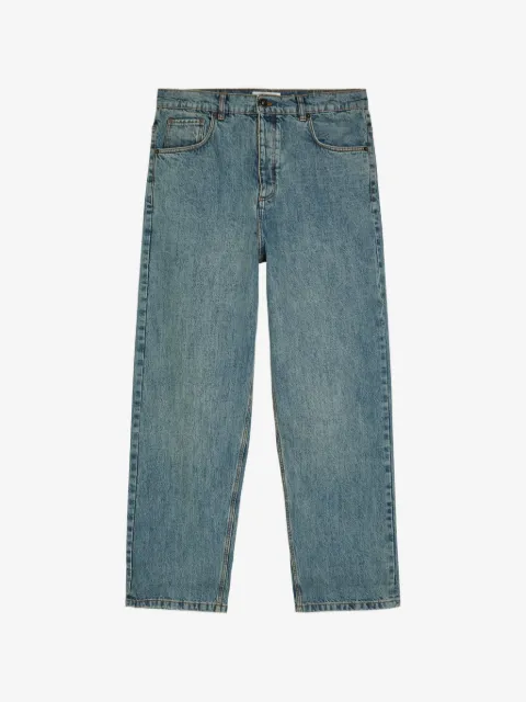 Wax London logo-patch jeans