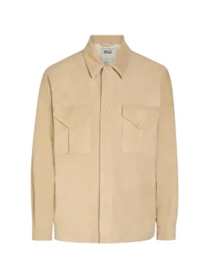 Moorer レザー シャツ | ブルー | FARFETCH JP