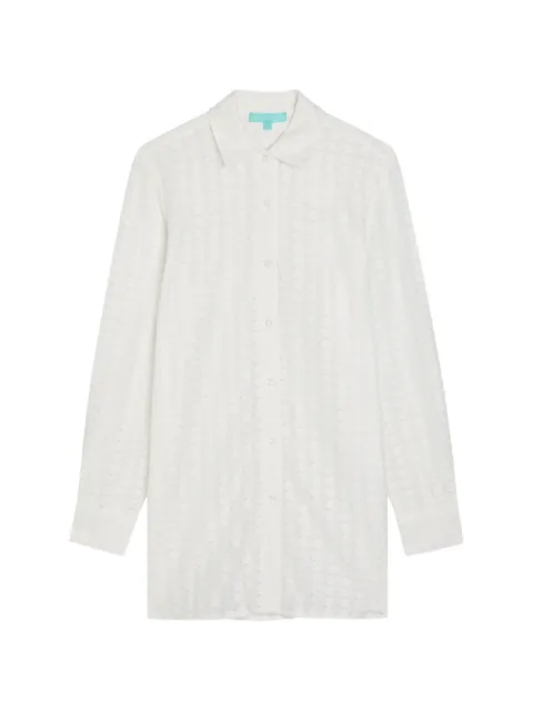 Melissa Odabash camisa de crochet Daria