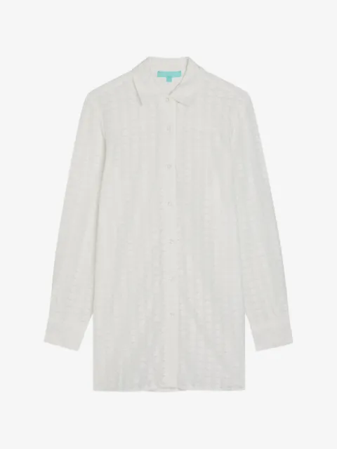 Melissa Odabash camisa de crochet Daria