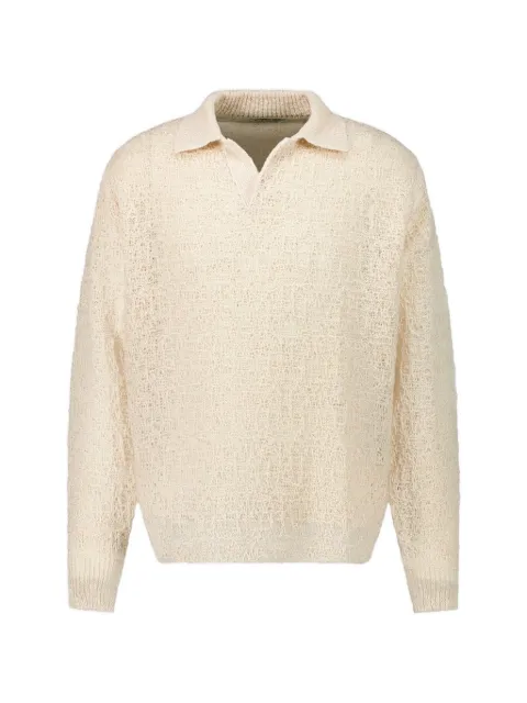 COOR crochet collar sweater 
