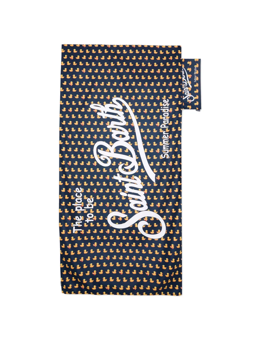 MC2 Saint Barth Kids Aindan duck-graphic beach towel - Blau
