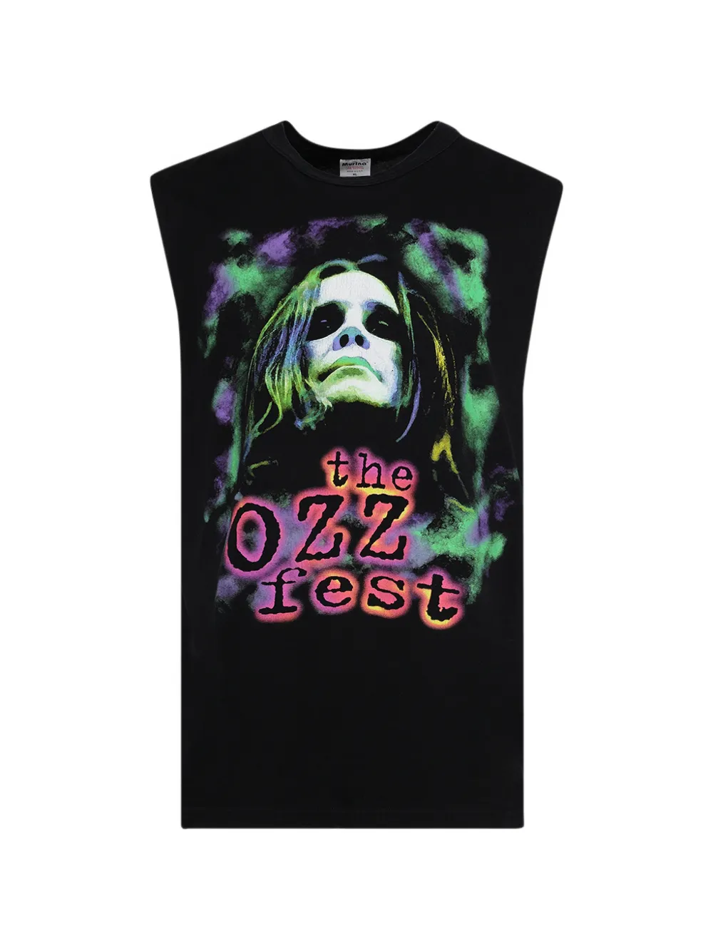 EARTHLING VIP Ozz Fest graphic sleeveless T-shirt - Nero