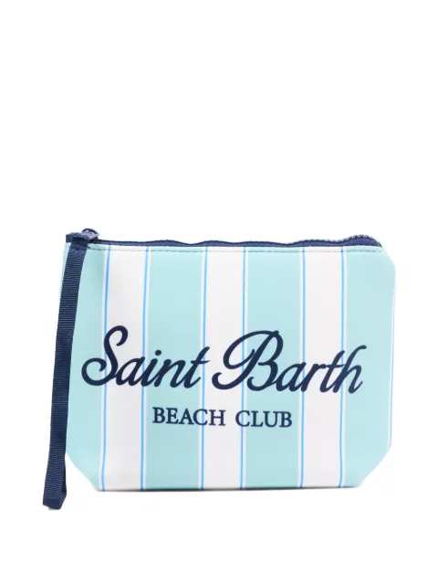 MC2 Saint Barth Kids striped zip pouch