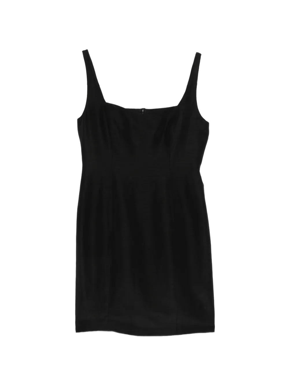 Jil Sander Pre-Owned 2000s square-neck sleeveless mini dress - Schwarz