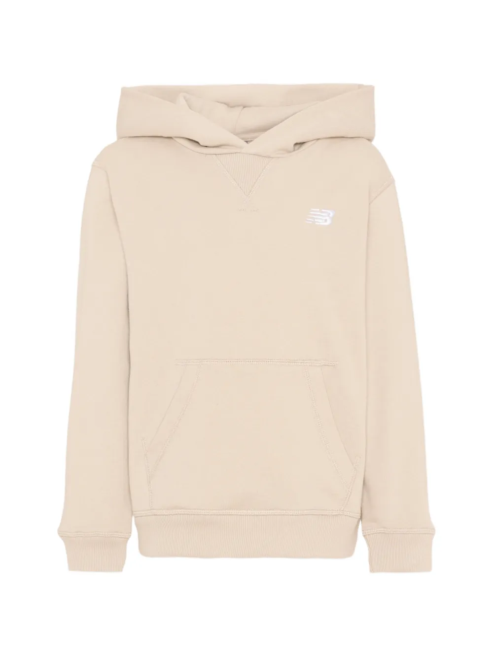 New Balance Kids logo-detail hoodie - Toni neutri