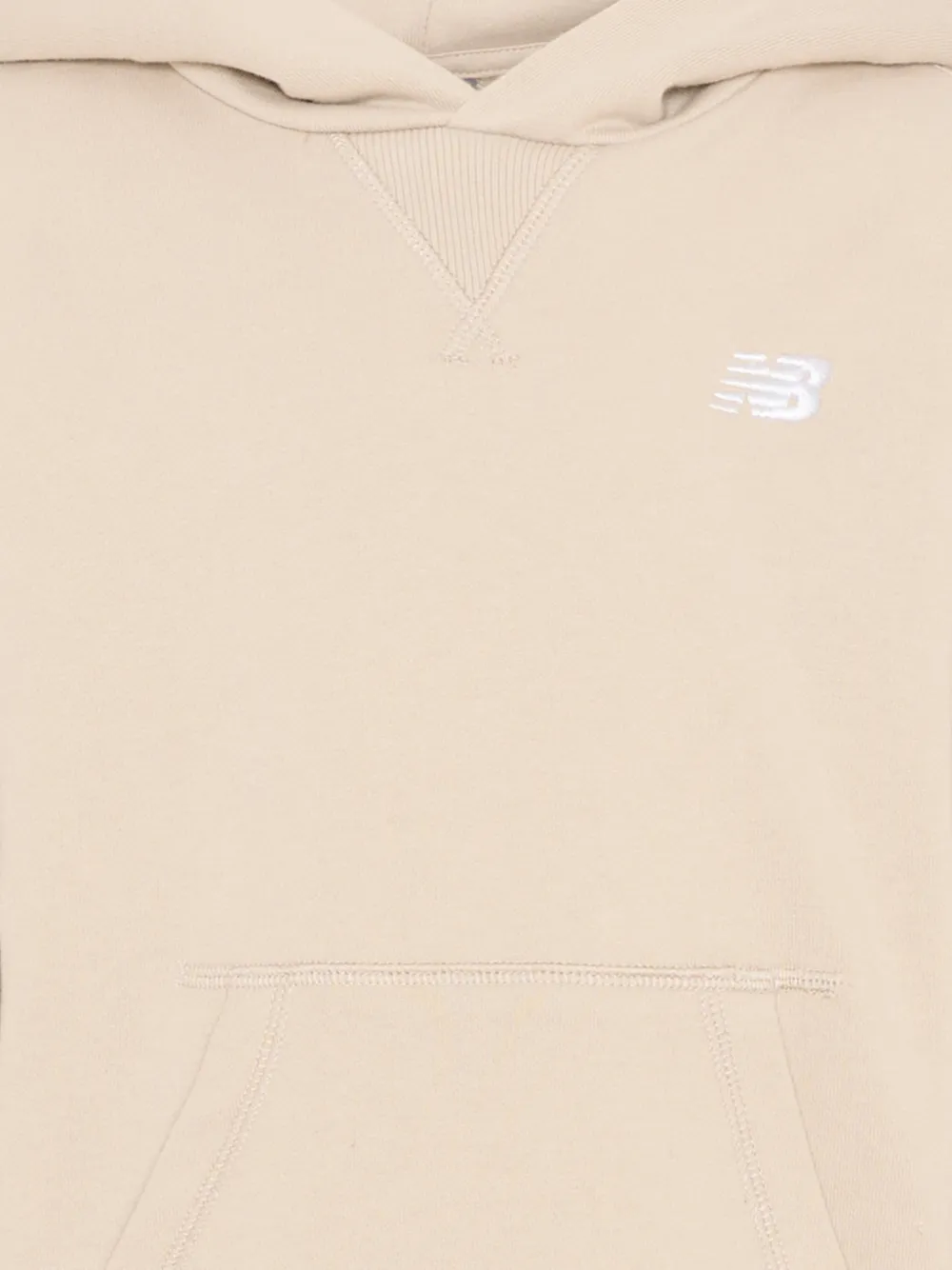 New Balance Kids Hoodie met logodetail Beige