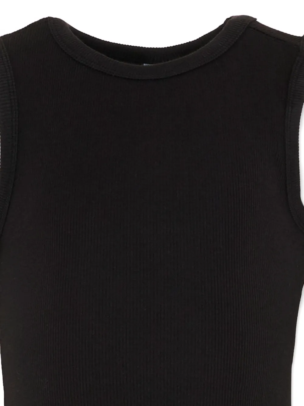 New Balance Kids Geribbelde tanktop met logo Zwart