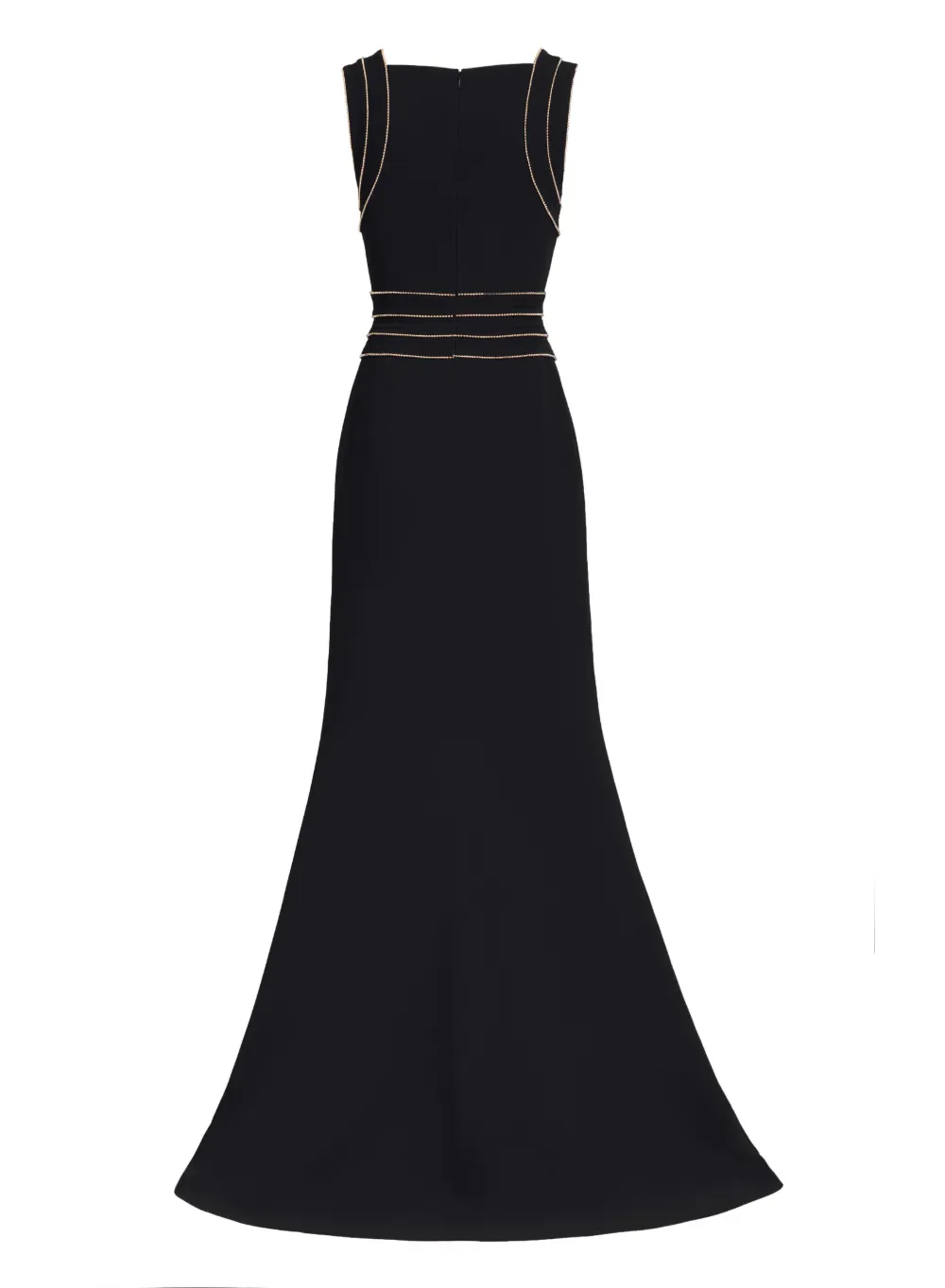 Elie Saab Cady jurk met verfraaide afwerking Zwart