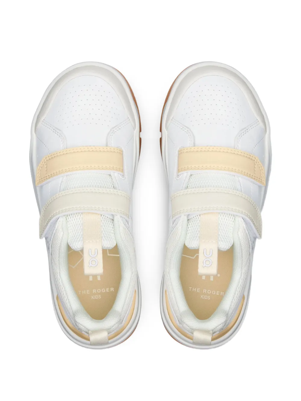 on running kids The Roger touch-strap sneakers Wit