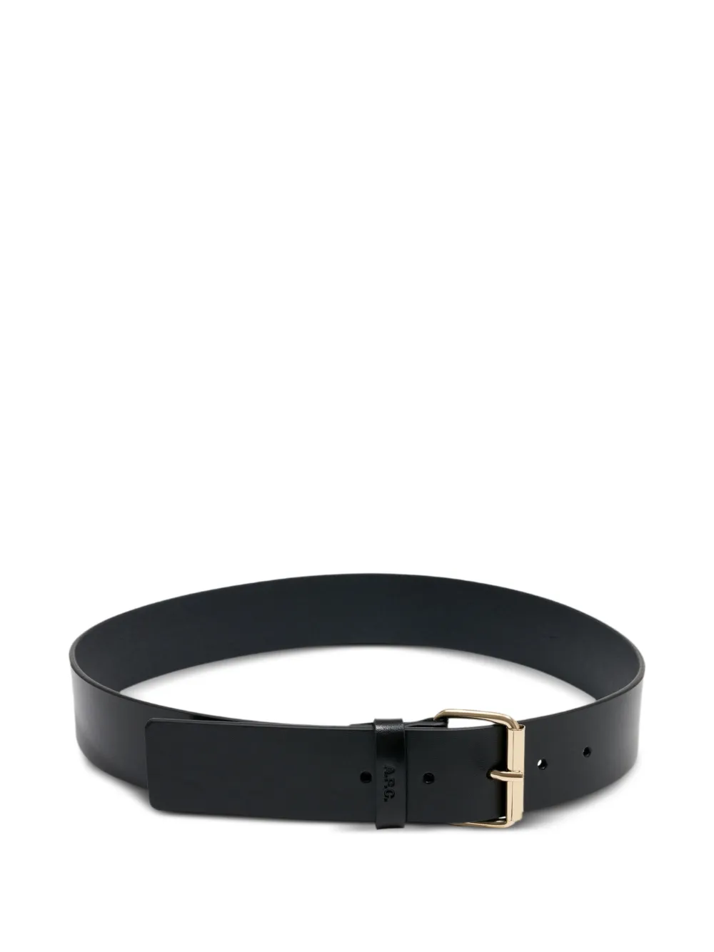A.P.C. leather belt - Nero