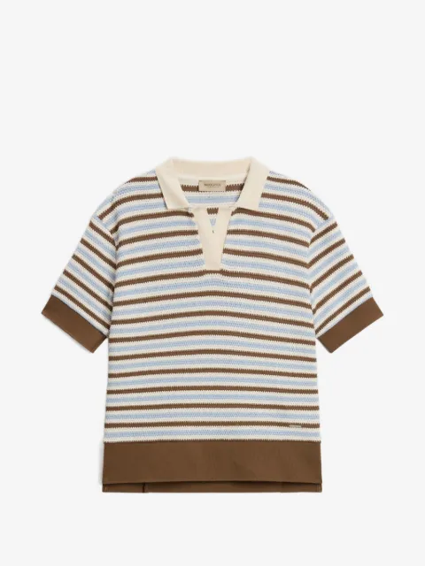 Woolrich t-shirt rayé en crochet