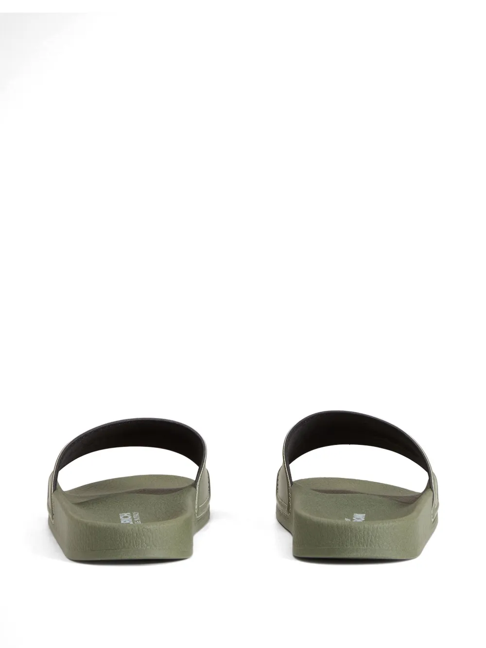 Woolrich Sandalen met contrasterend stiksels en logo Groen