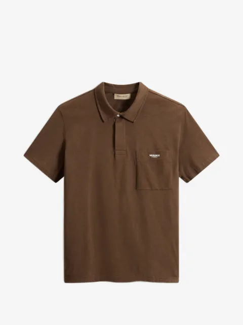 Woolrich logo pocket polo shirt