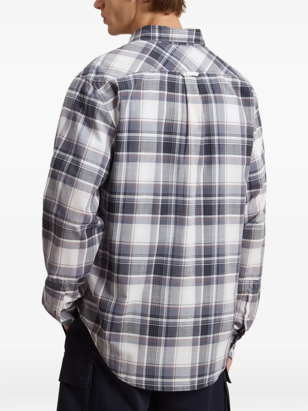 Woolrich Warren geruit katoenen overhemd Wit