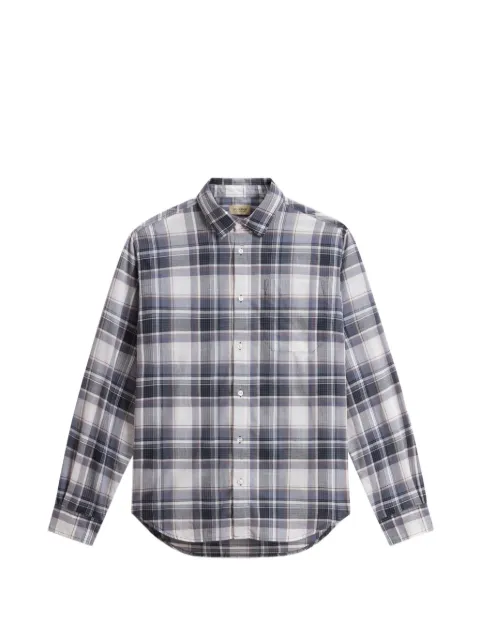 Woolrich checked warren cotton shirt
