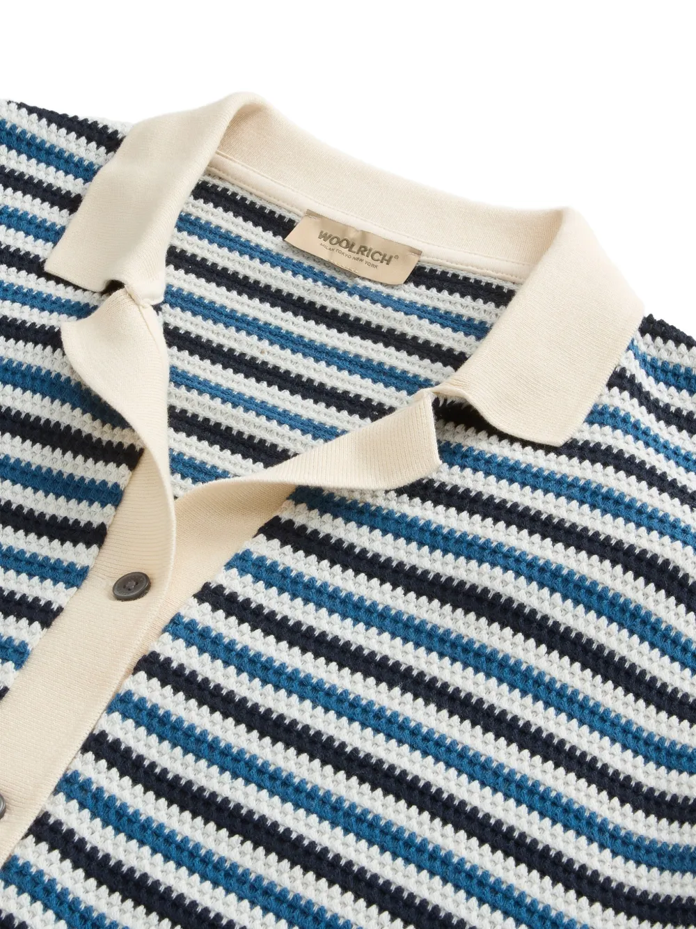  Woolrich Camicia A Righe - Blu 