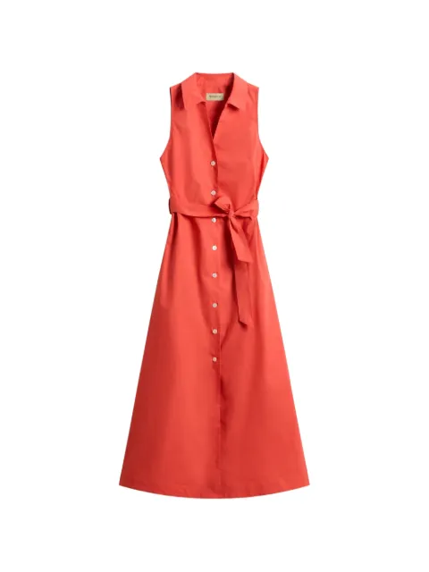 Woolrich vestido camisero con cinturón