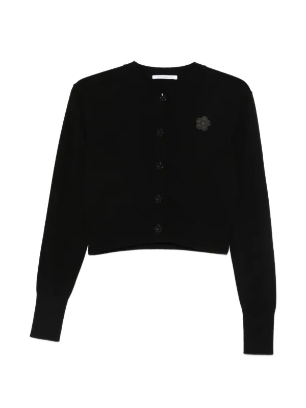 Cecilie Bahnsen CBDUA Long-sleeves Cardigan in Black