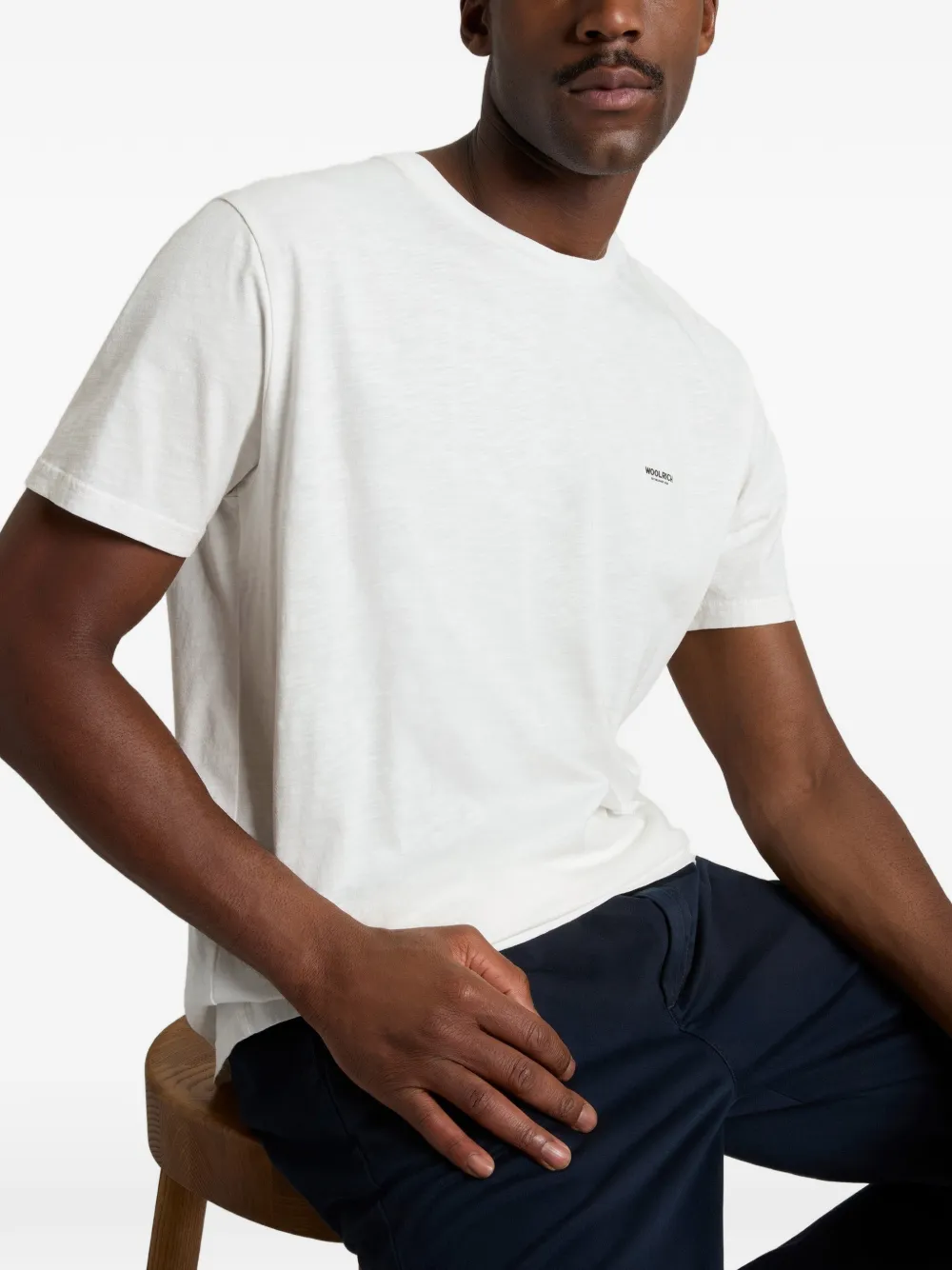Woolrich T-shirt met logo Wit