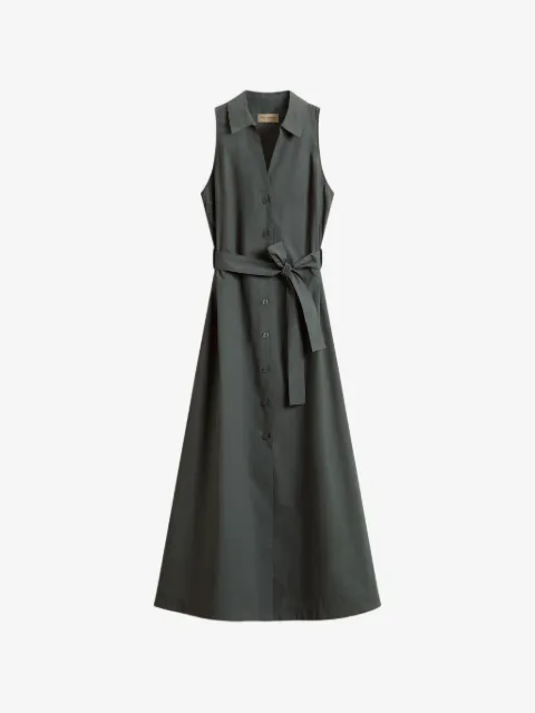 Woolrich vestido midi con botones