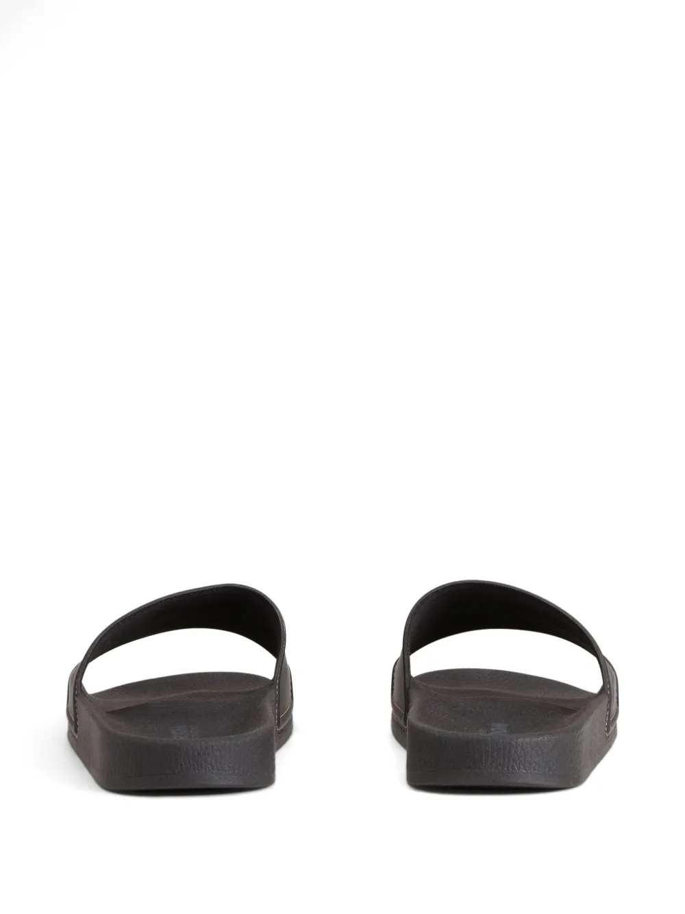 Woolrich Sandalen met contrasterend stiksel en logo Zwart