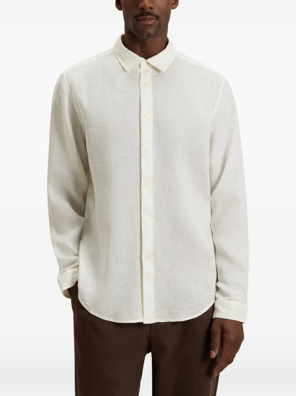 Woolrich Overhemd met lange mouwen Wit