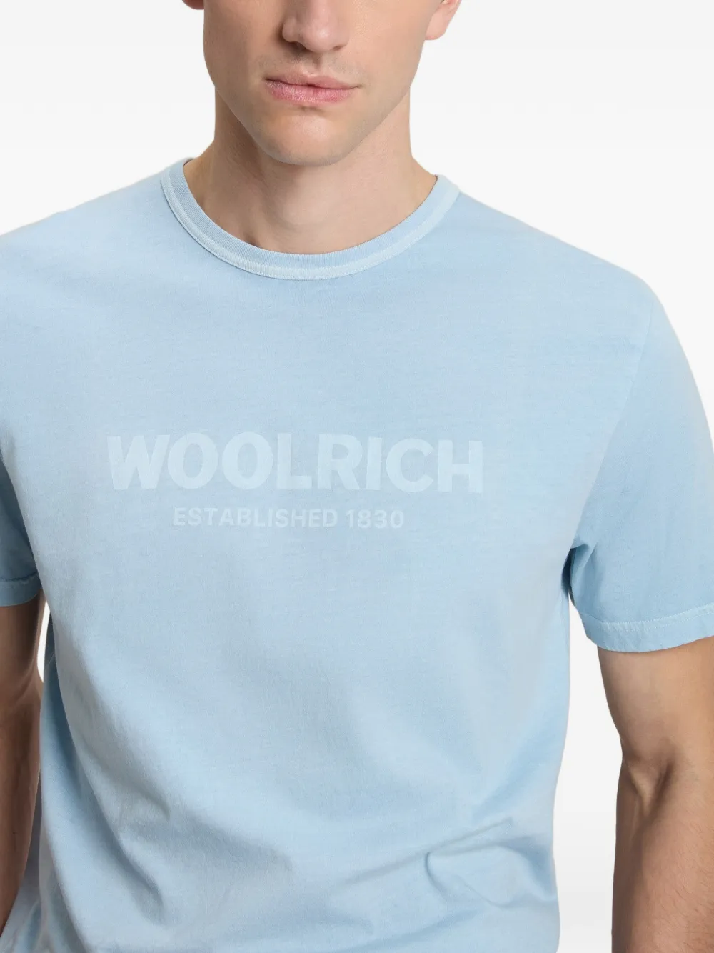 Woolrich T-shirt met geverfde print Blauw