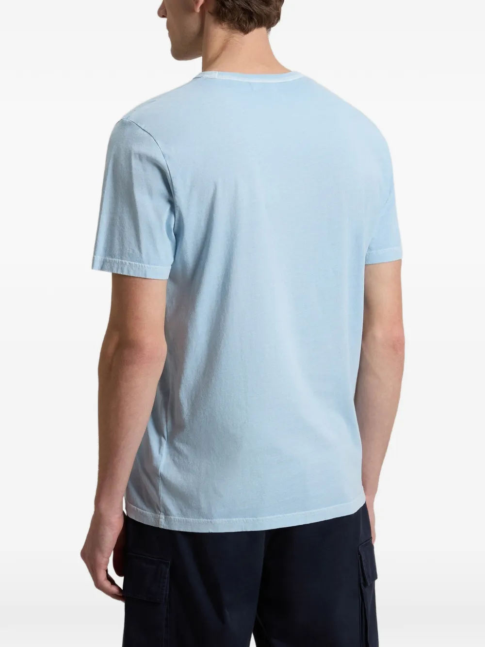 Woolrich T-shirt met geverfde print Blauw