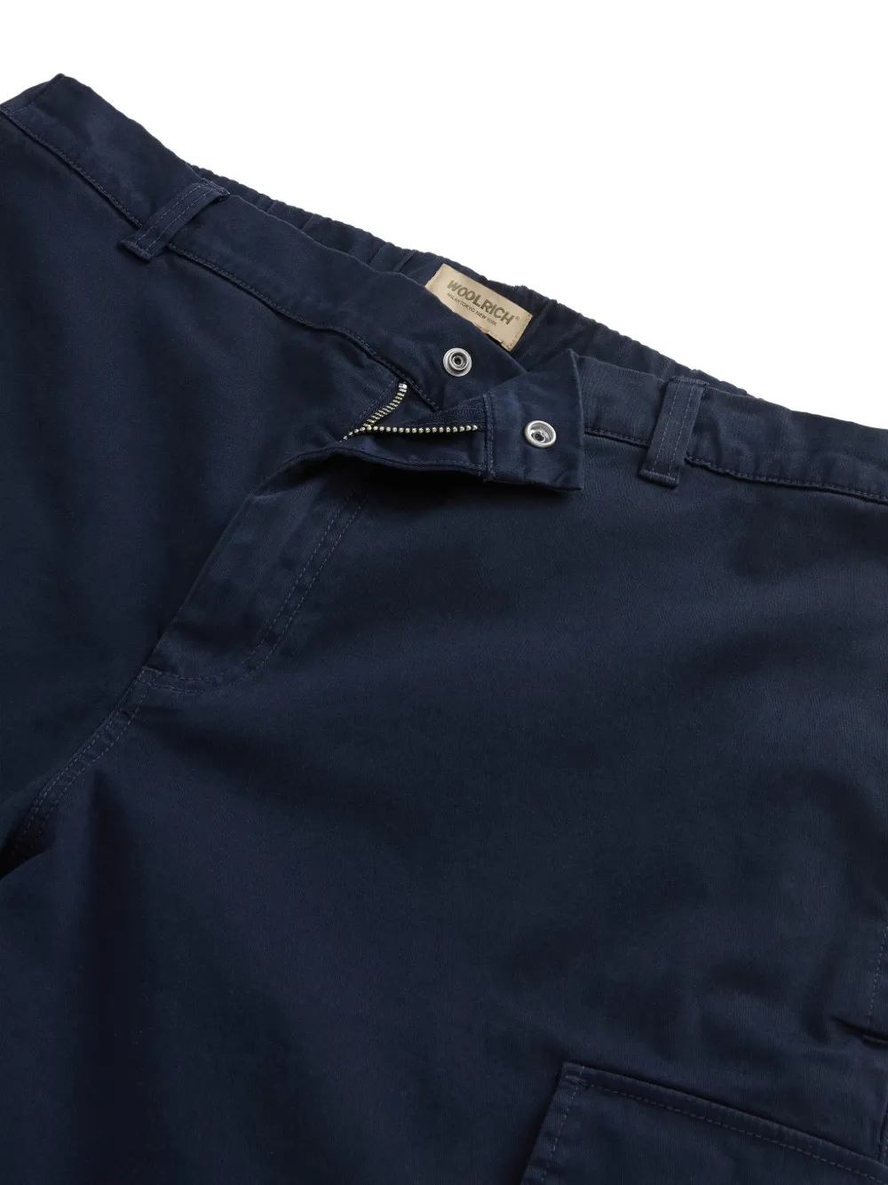 Woolrich Cargo shorts met geverfd effect Blauw