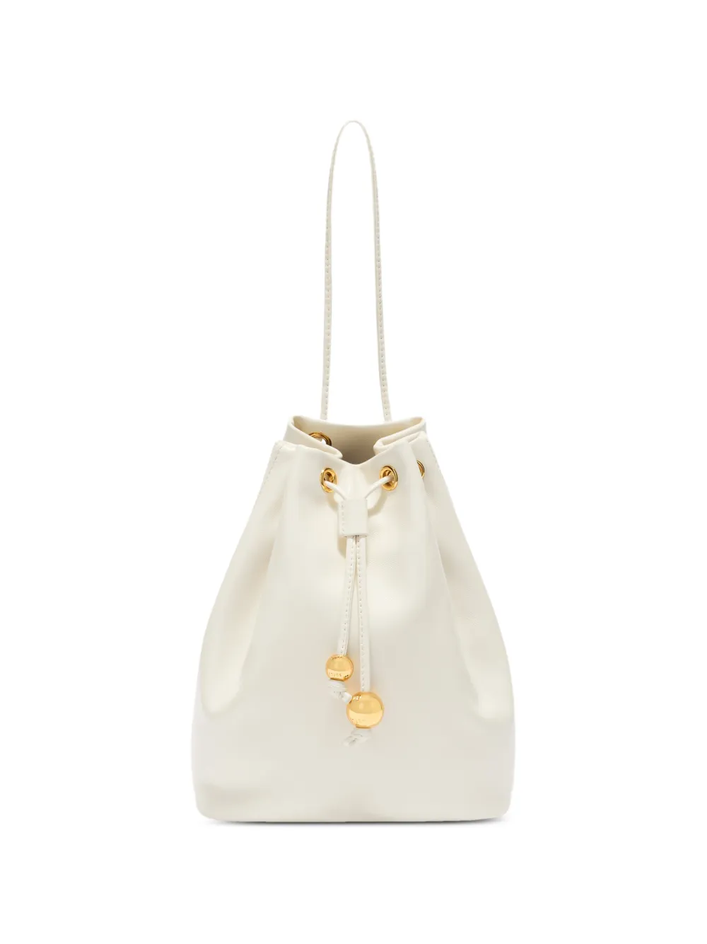Furla Sfera drawstring bucket bag - Bianco