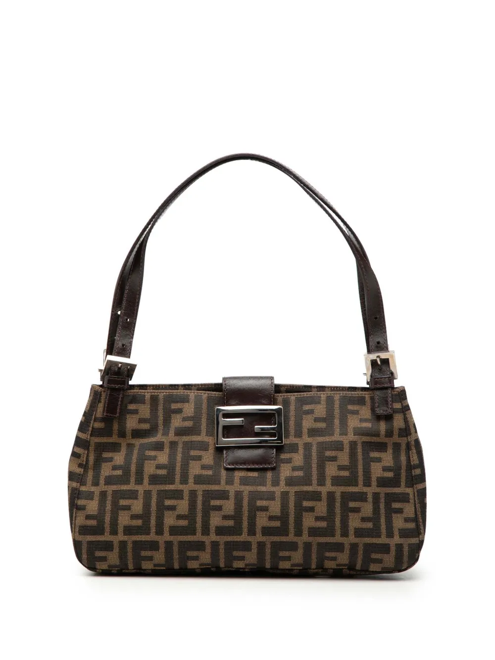 Fendi Pre-Owned 20th Century Zucca Canvas shoulder bag - Marrone