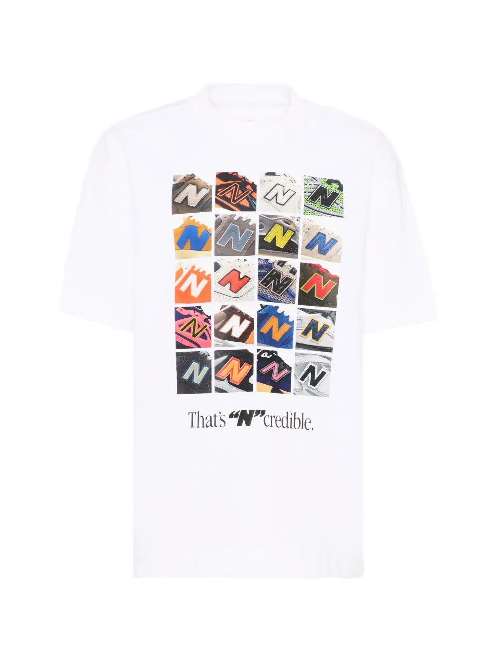 New Balance Kids Celebrated Icons short-sleeve T-shirt - Bianco