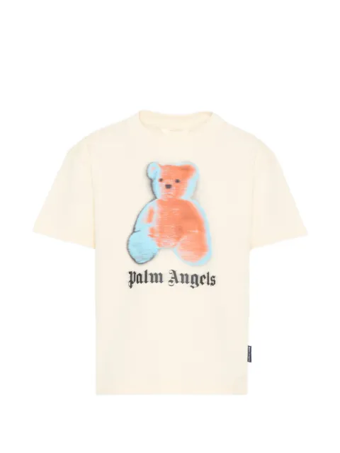 Palm Angels Kids teddy bear short-sleeve T-shirt
