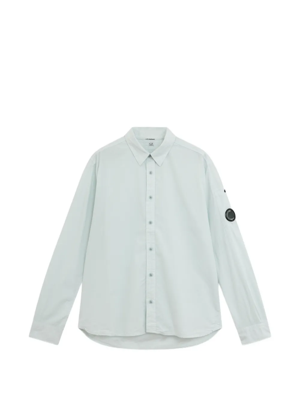 C.P. Company lens-detail buttoned shirt - Blu